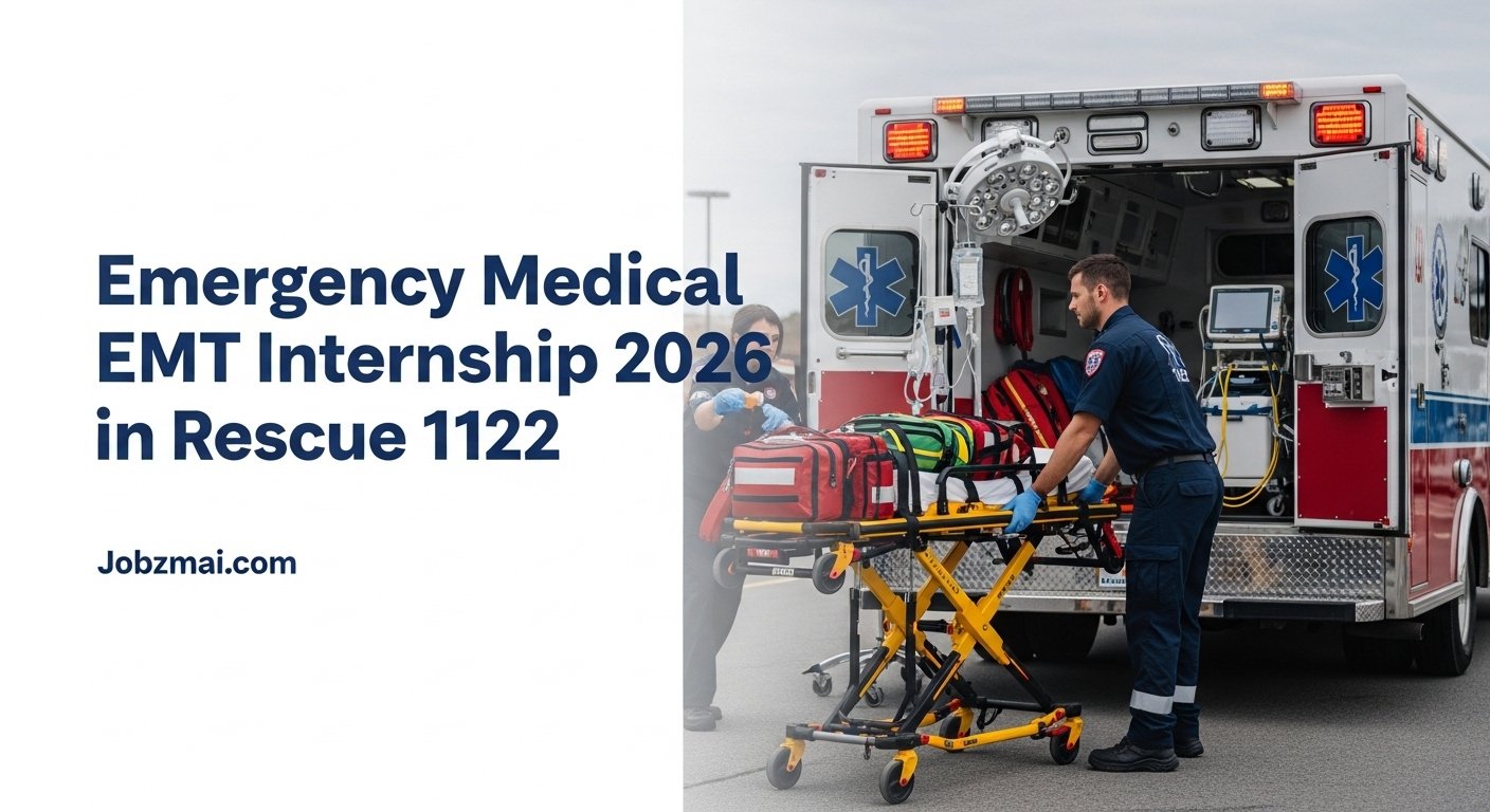 Emergency Medical Technician EMT Internship 2026 in Rescue 1122